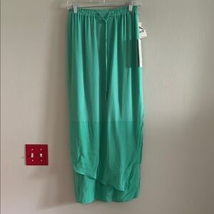 Anthropologie platinum dream in color vintage maxi skirt 8 NWT